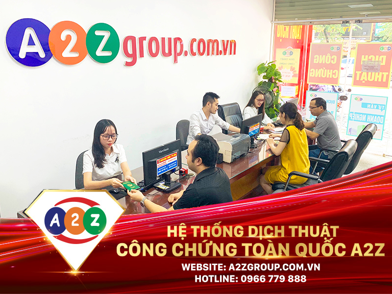 Dịch Thuật Công Chứng Tiếng Pháp Tại A2Z Huyện Long Điền – Uy Tín, Nhanh Gọn, Chính Xác